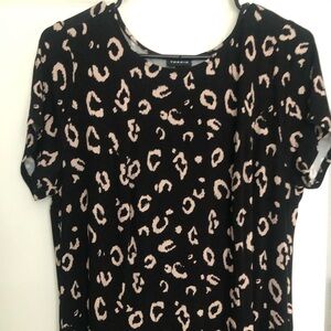 Black Leopard Maxi Dress